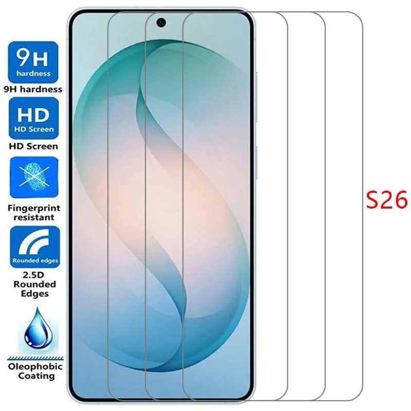 Protector de pantalla para Samsung Galaxy S26 Plus, cristal templado ultra protector para Samsung S26, S26S, S26 Plus 5G, película ultrafina Samsung
