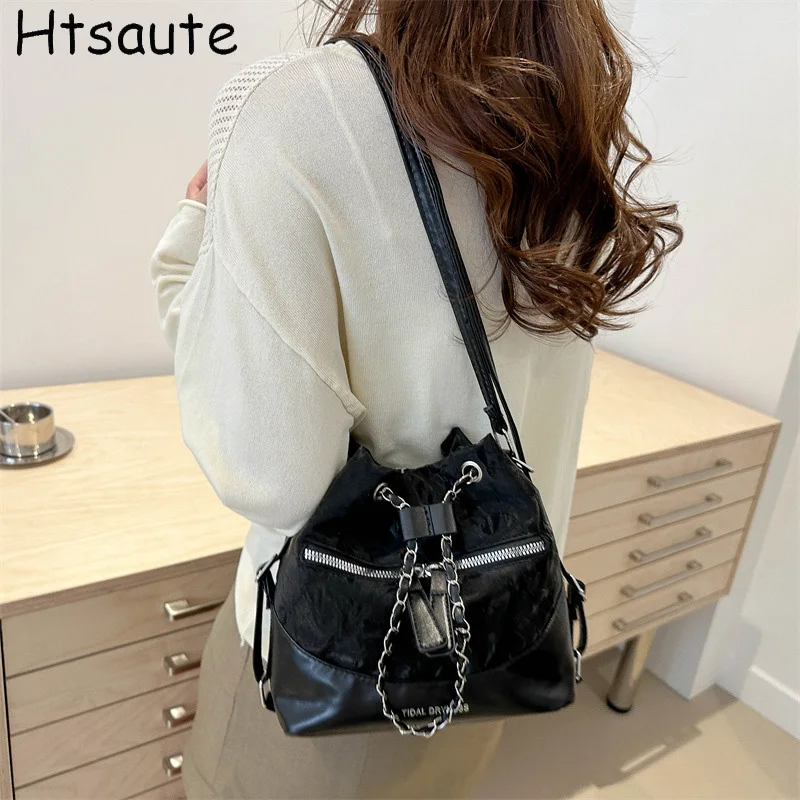 

Fashion Bucket Single Shoulder Bags for Women Purse- Fashion Crossbody Bags Underarm Bag Small Square Satchel Handbag