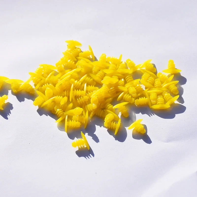 200pcs Universal Auto Fastener Replace Screws Weatherstrip Retainer Plastic Rivets Seal Clip for Honda Toyota For All Car