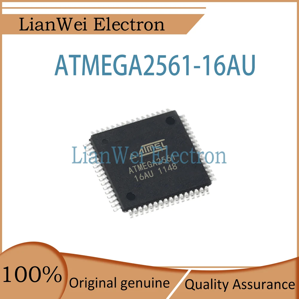 (1-10 Piece)100% New ATMEGA2561 ATMEGA2561-16AU IC MCU Chipset TQFP-64