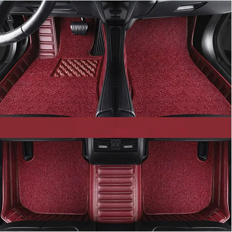 Custom special car floor mats for Alfa Romeo Stelvio 2025-2017 Best Quality Waterproof double Layers Carpets for Stelvio 2023
