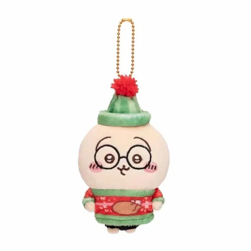 

MINISO Chiikawa Usagi Hachiware Momonga японская версия аниме Рождество Kawaii плюшевая кукла снеговик пижамы прекрасная кукла кулон