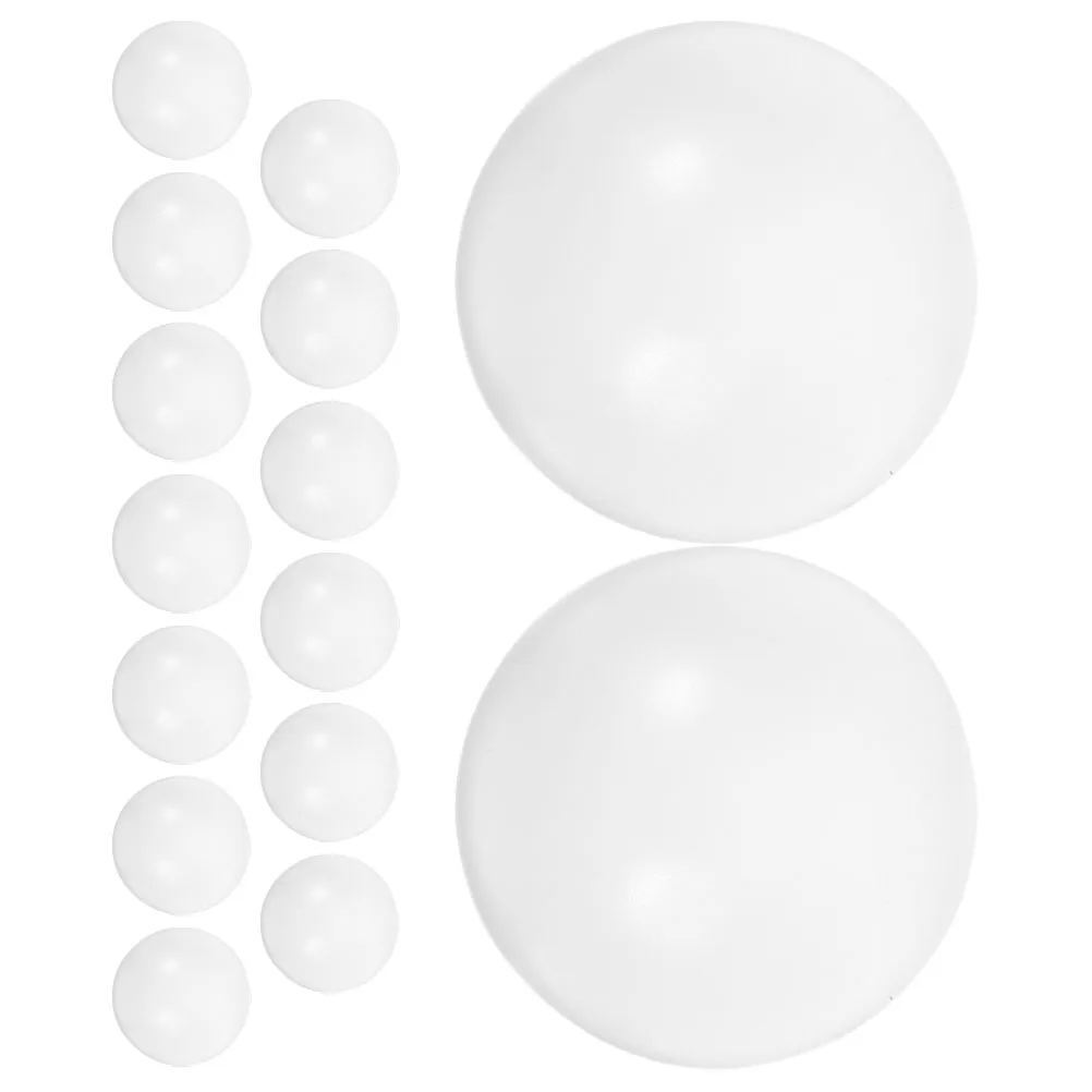

15Pcs Mini Table Soccer Balls 32mm Smooth White Sturdy Foosball Accessories Desktop Football Spare Parts Table Football Balls