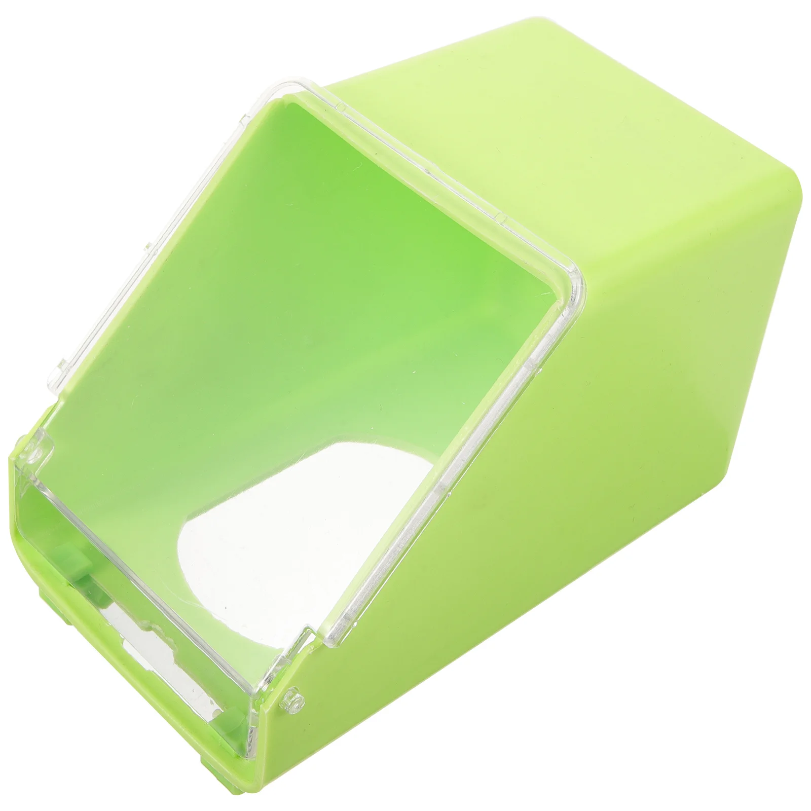 

Pigeon Feeder Hanging Box Trough Light Green Large Capacity Bird Cage Feeders Watering Supplies Pet Food Container Storage