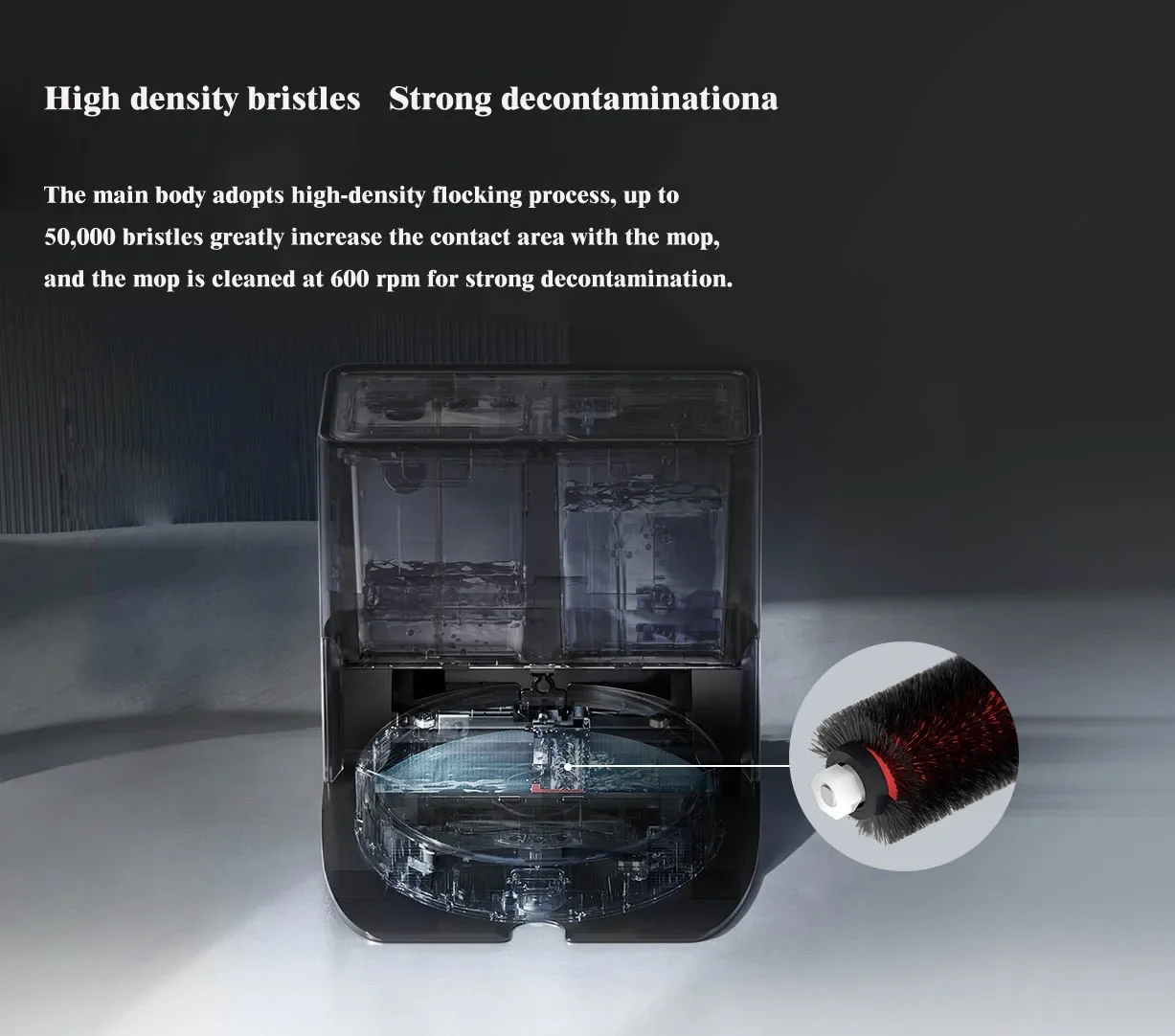 Roborock-cepillo de rodillo autolimpiante para fregona Ultra de alta velocidad, Original, S7 Maxv Ultra S8 Pro, pieza de repuesto para aspiradora S7Pro Ultra