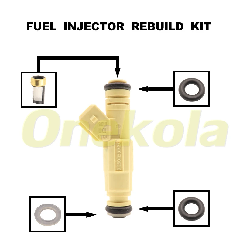 Fuel Injector Repair Kits for AUDI FORD CHEVY BMW LS1 GM V8 WHITE GIANT 36LB 0280155737