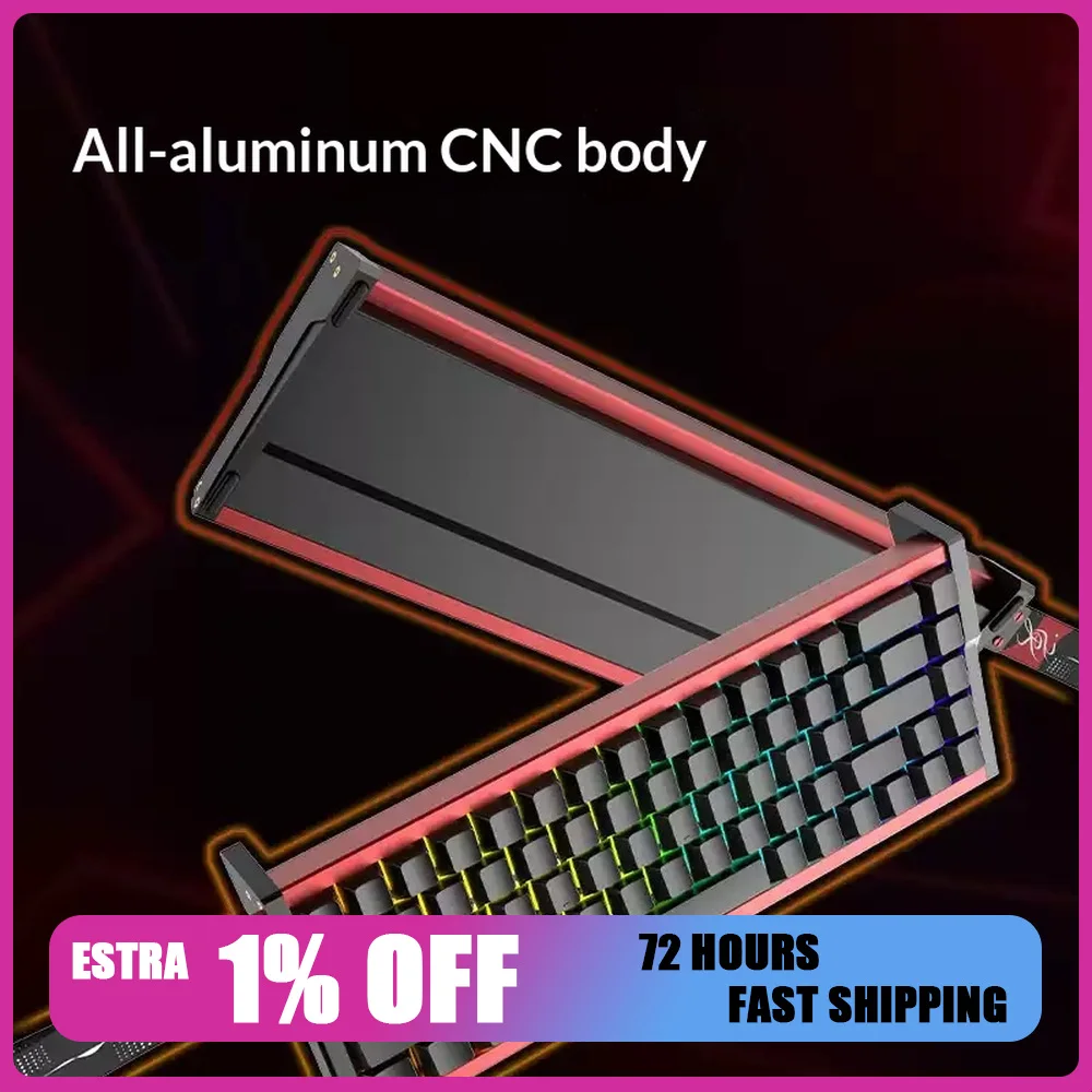 IROK MG68 Series Magnetic Switch Gaming Keyboard CNC Aluminum Rapid Trigger RGB Wired Wireless for PC Gamer