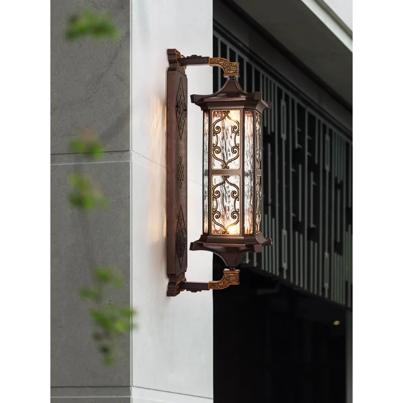 

European outdoor wall lamp waterproof super bright corridor aisle lamp outdoor courtyard villa door balcony exterior wall lamp