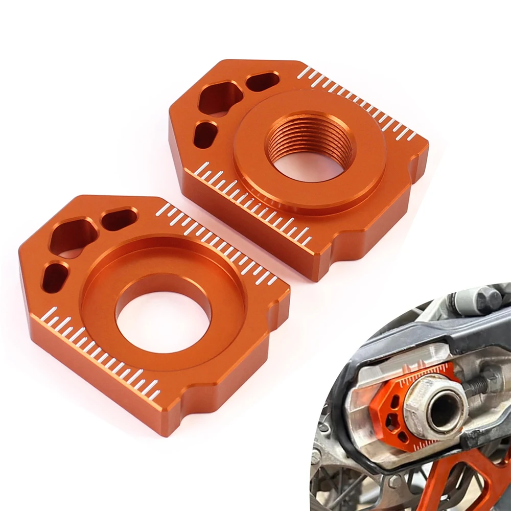 Motorrad CNC Hinten Kettenspanner Achse Block Für KTM SX SXF XC XCF XCW XCFW EXC EXCF 125 150 250 300 350 400 450 530
