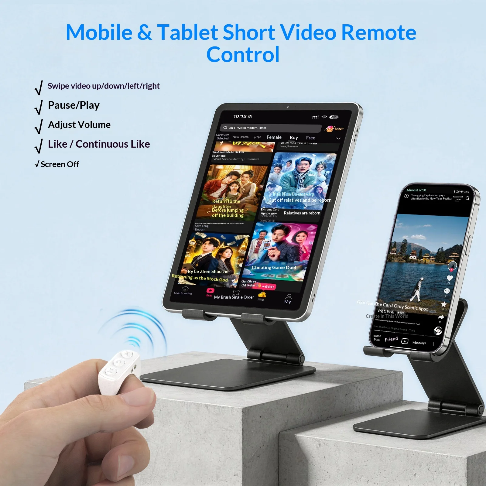 D01Ultra Bluetooth Ringed Remote Control Short Video Remote Control E-Book Page Turning Control Mobile Phone Page Turning Ring