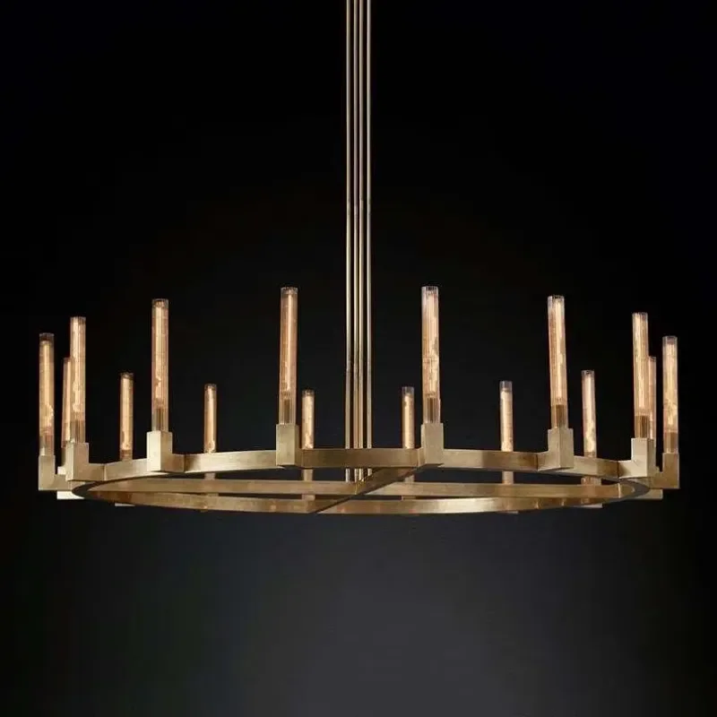 Scandinavian Modern Chandelier for Dining Room and Living Room Lighting Fixture