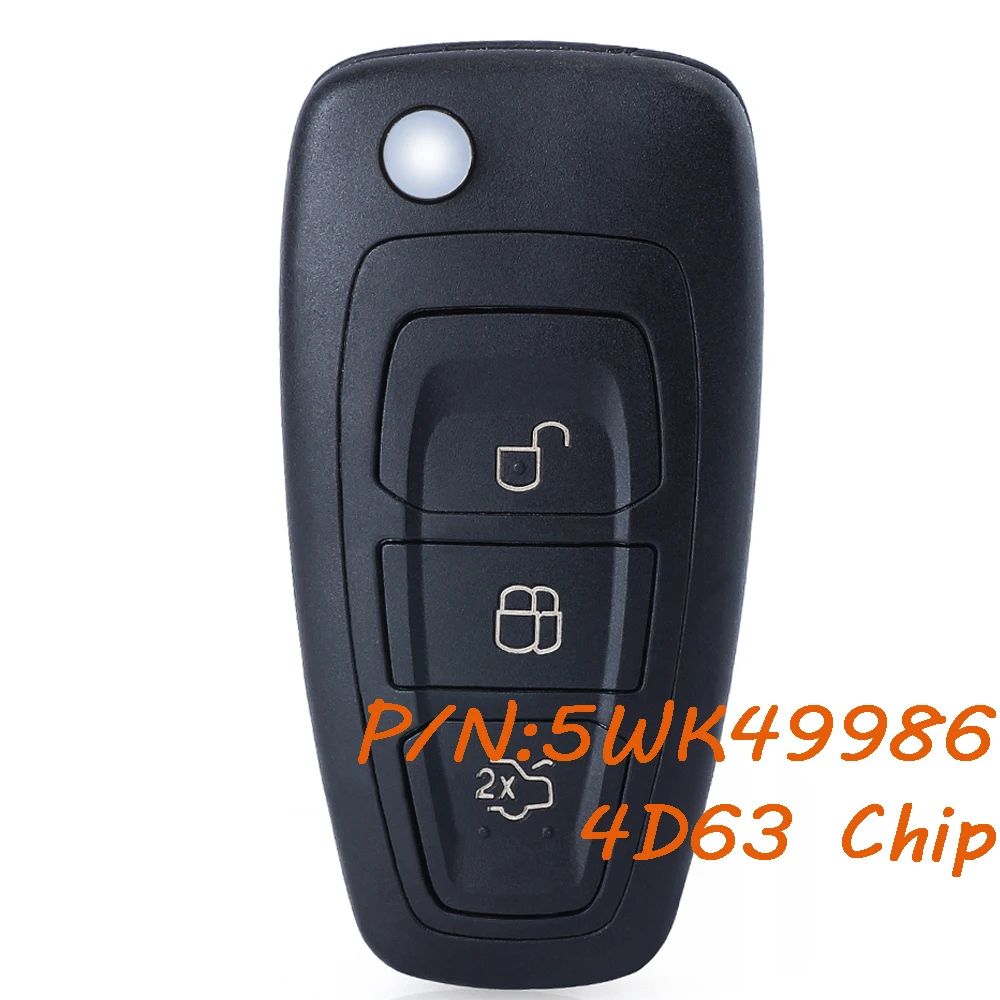 

KEYECU 5WK49986 4D63 AM5T-15K601-AD/ AG/ AE/ AF 434 МГц дистанционный брелок для Ford C-Max Focus Galaxy Grand C-Max Mondeo S-Max