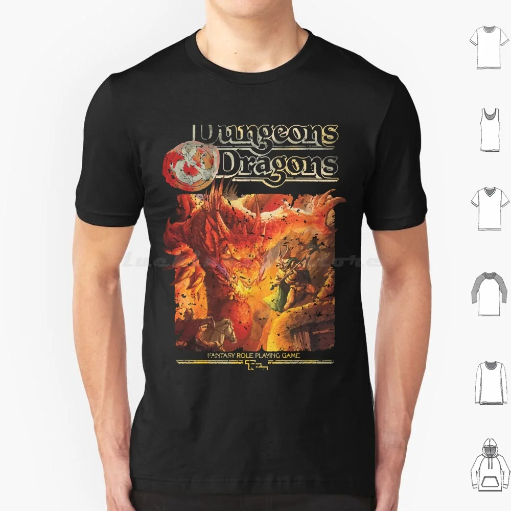

And War T Shirt Big Size 100% Cotton And 70s 80s 90s D20 D And D Dnd Master Gaming Retro Rpg Vintage And Game