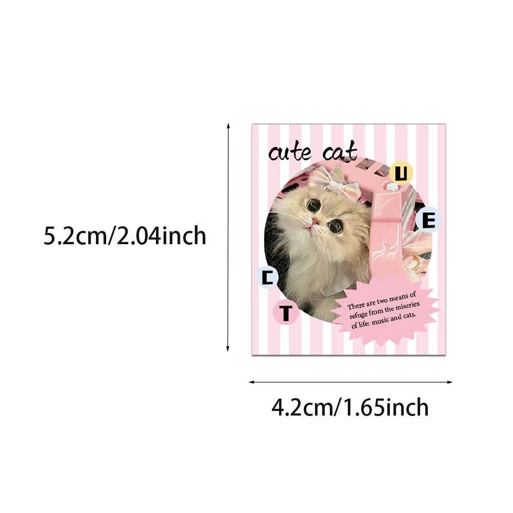 Paquete de pegatinas de gato creativas, decoración de pegatinas, funda de teléfono, cuaderno, equipaje, taza de agua, pegatina impermeable DIY, 30 Uds.