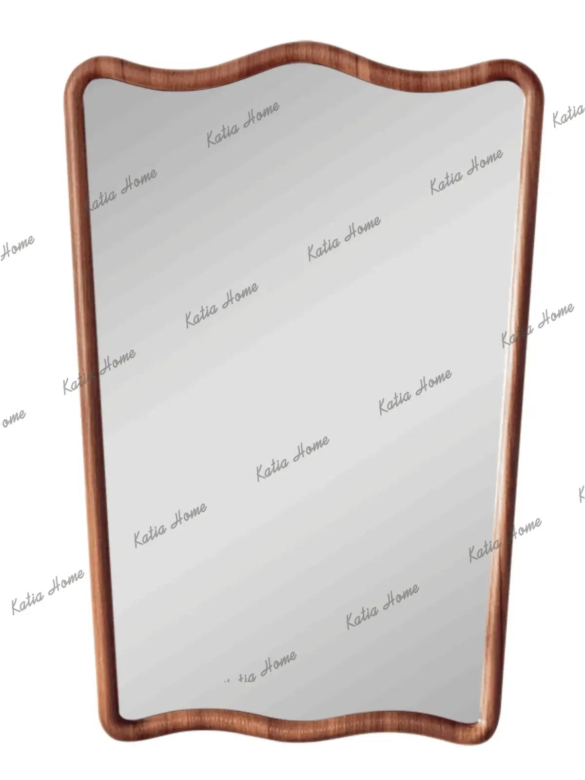 PG Modern Chinese Style Retro Home Furnishing Bathroom Wall-mounted Mirror Unique Alien Design High Definition Dressing Mirror