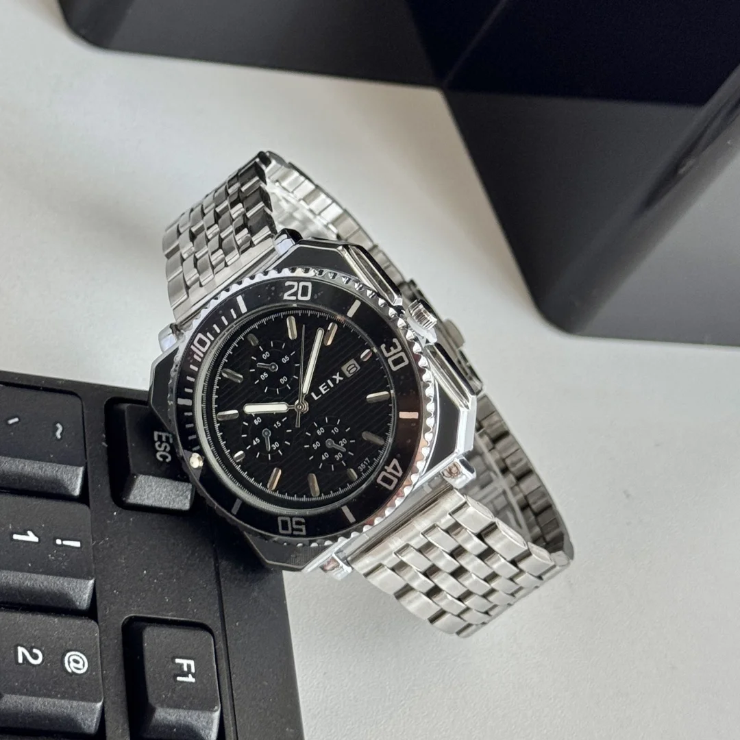 ساعات الأعمال الجديدة للرجال الفولاذ المقاوم للصدأ ساعة اليد عيد الحب الذكور ساعة كوارتز للرجل ساعة relogio masculino reloj hombre