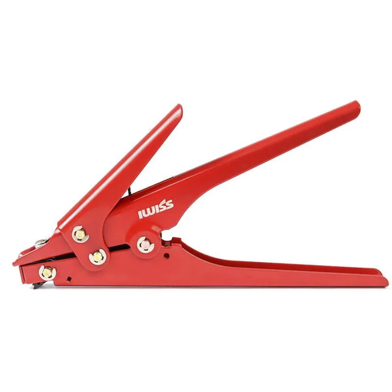 1 PCS HS-519 Cable Red Clamp Gun Holds The 2.4-9mm Wide Nylon Cable Secure and Cut Into a Tool and Special