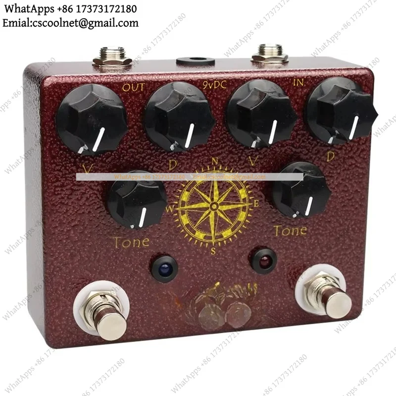 Overdrive Stomp Analog Guitar Effect Pedal Accessories Based On Analog Man Drive