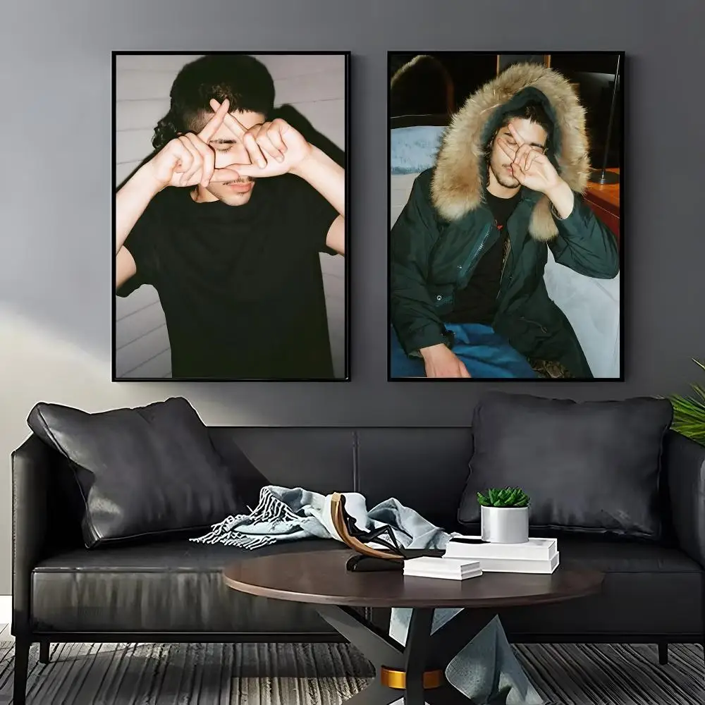 F-Fakemink Rapper Singer Poster Home Living Bed Room Bar Hallway Sticky Wall Art Printing Aesthetic Decor