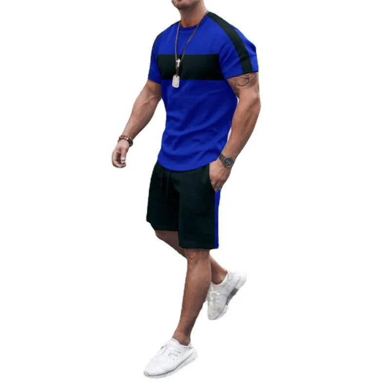 Heren Trainingspakken T-shirt En Shorts Sets Voor Mannen Casual Workout Running Mode Zomer Kleding Voor Mannen