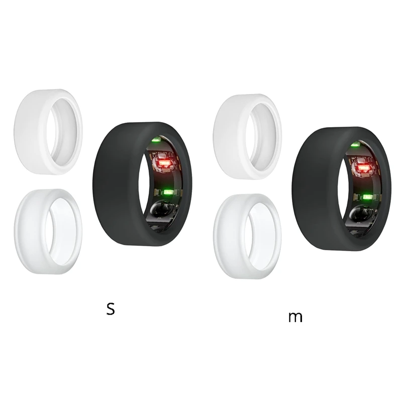 Hot AD-Ring Protector Compatible With For Oura-Ring Gen3, Elastic Silicone Ring Cover For Working Out,3Pcs