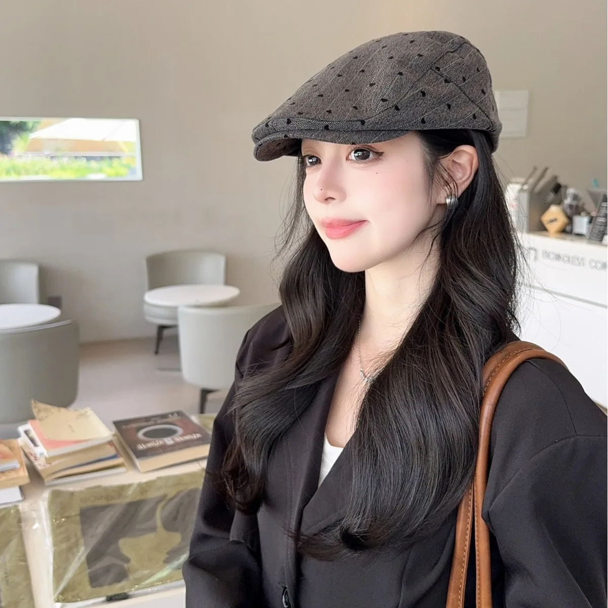 

Berets Cap for Women Spring Autumn Octagonal Cap Vintage Beret Hat Adjustable Ivy Flat Cap Male Female Berets