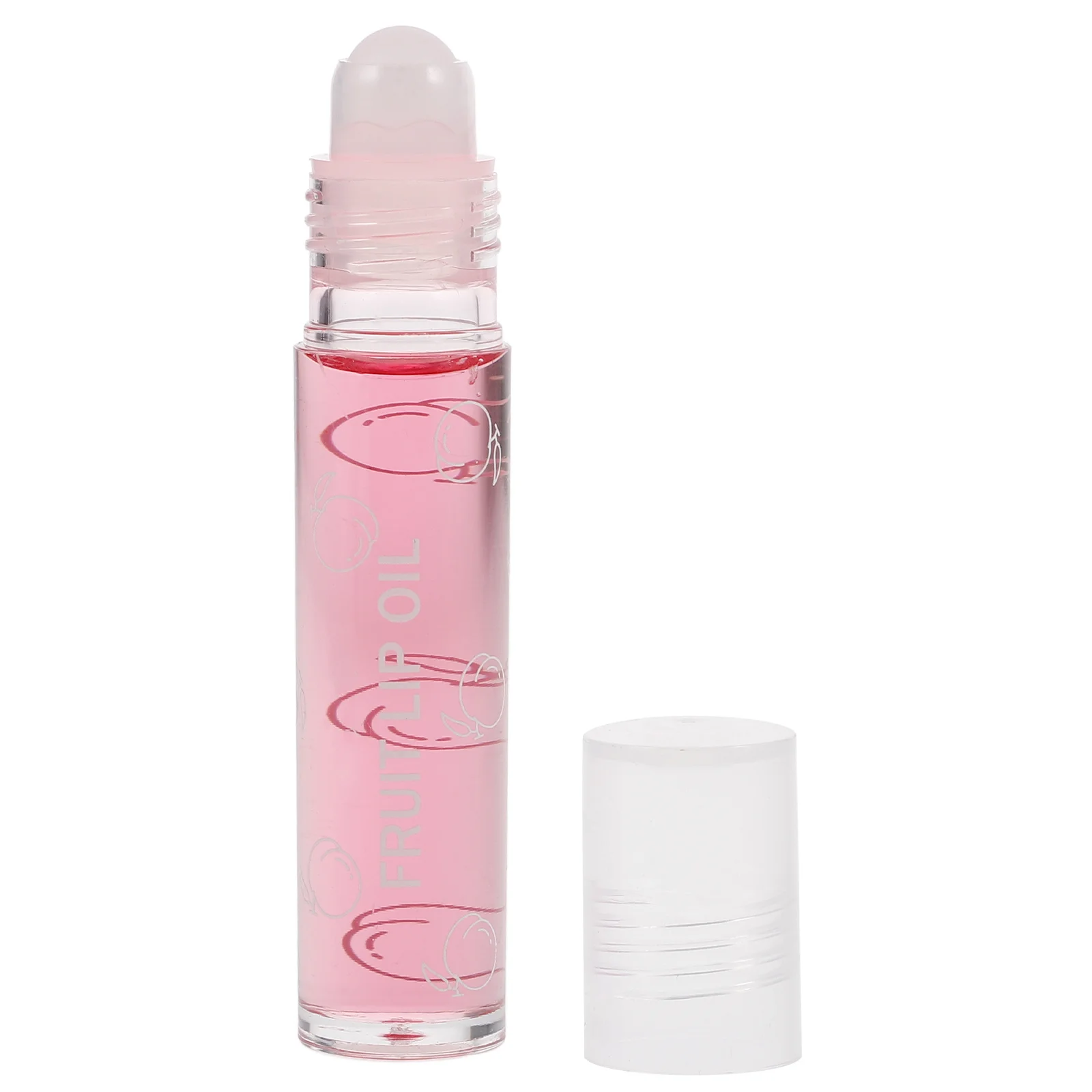 

Fruity Roll-on Lip Gloss Peach Transparent Moisturizing Hydrating Lip Oil Roll-on Gloss for Daily Use Women