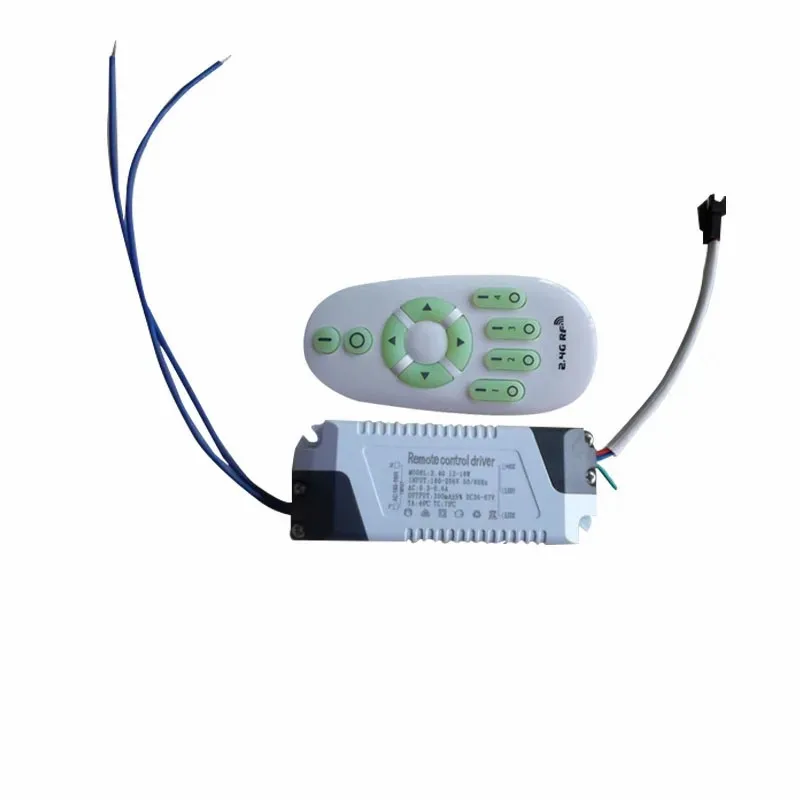 1X 2.4G RF Wireless CCT Dimmable Constant Voltage LED Driver 8-12W 12-18W 30-36W With LED Remote Controller