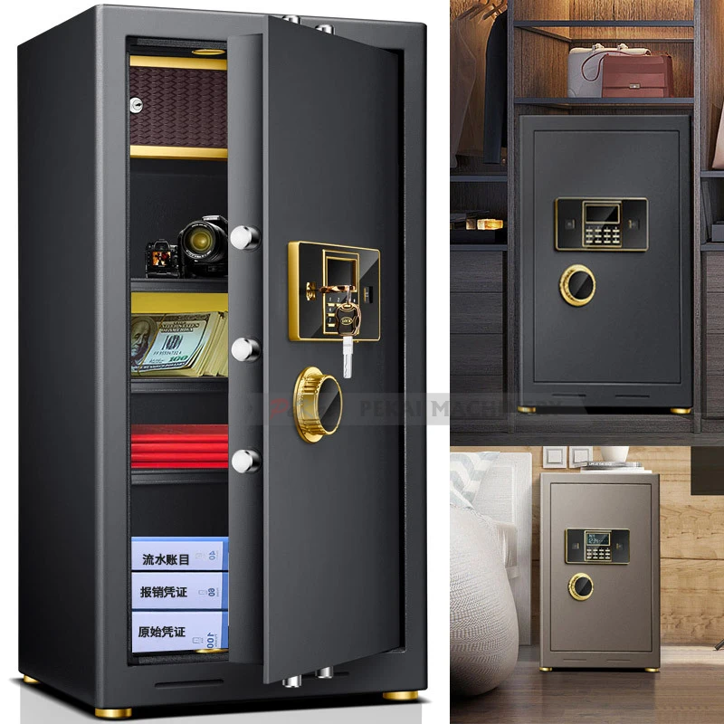 Large Space Electronic Safe 80CM High File Data Safe Box Home Office Safe All Steel