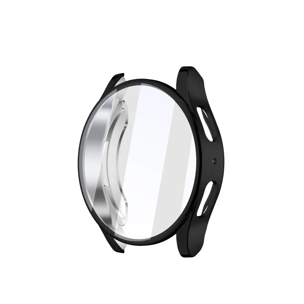 Funda protectora para Samsung Galaxy Watch, cubierta de silicona TPU, parachoques, protección de pantalla, accesorios completos E8Q1, 7, 4, 5, 6, 40mm, 44mm