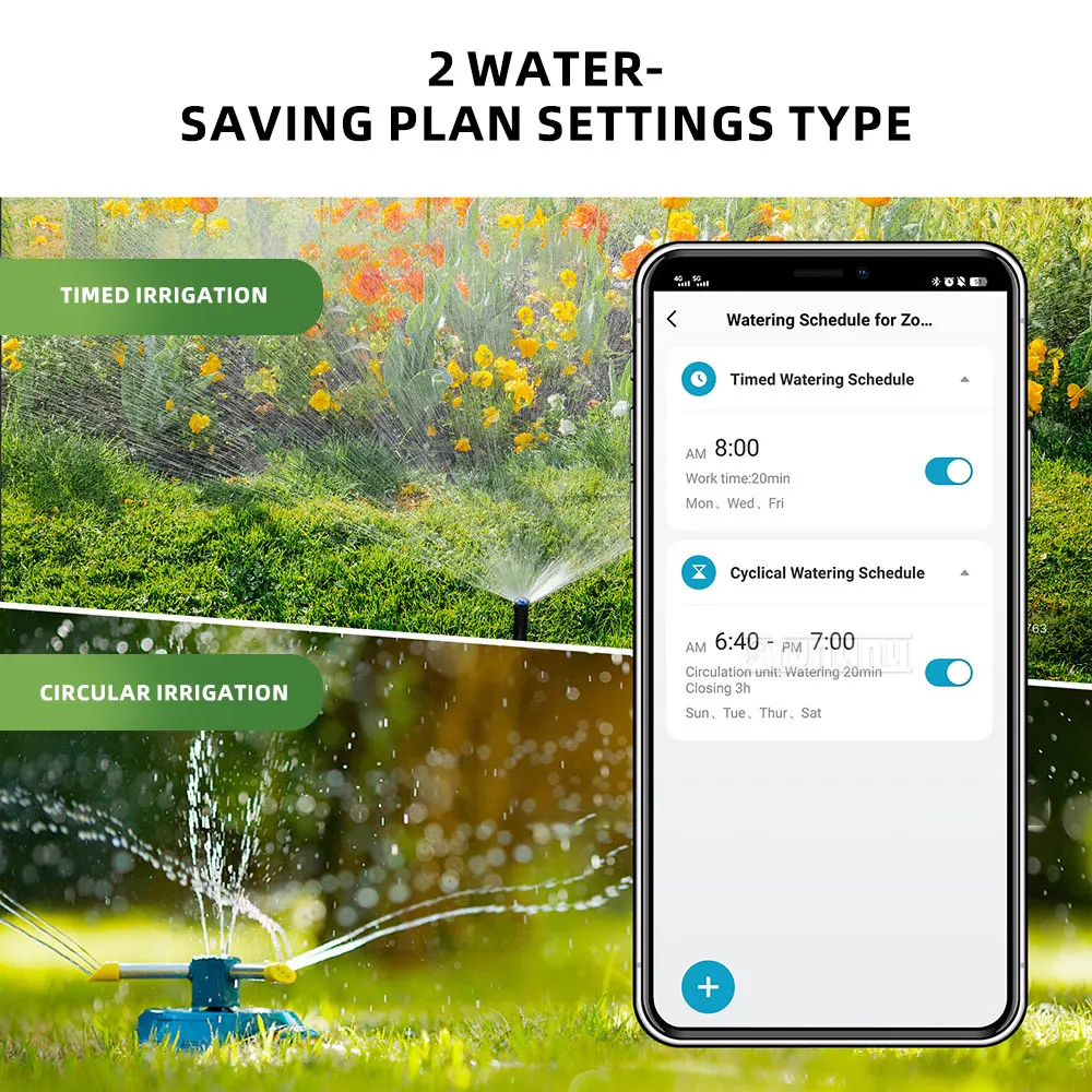 Smart Timed Irrigation Controller for Lawns, Farms, Forests, and Flowers—Single-Channel Water Valve