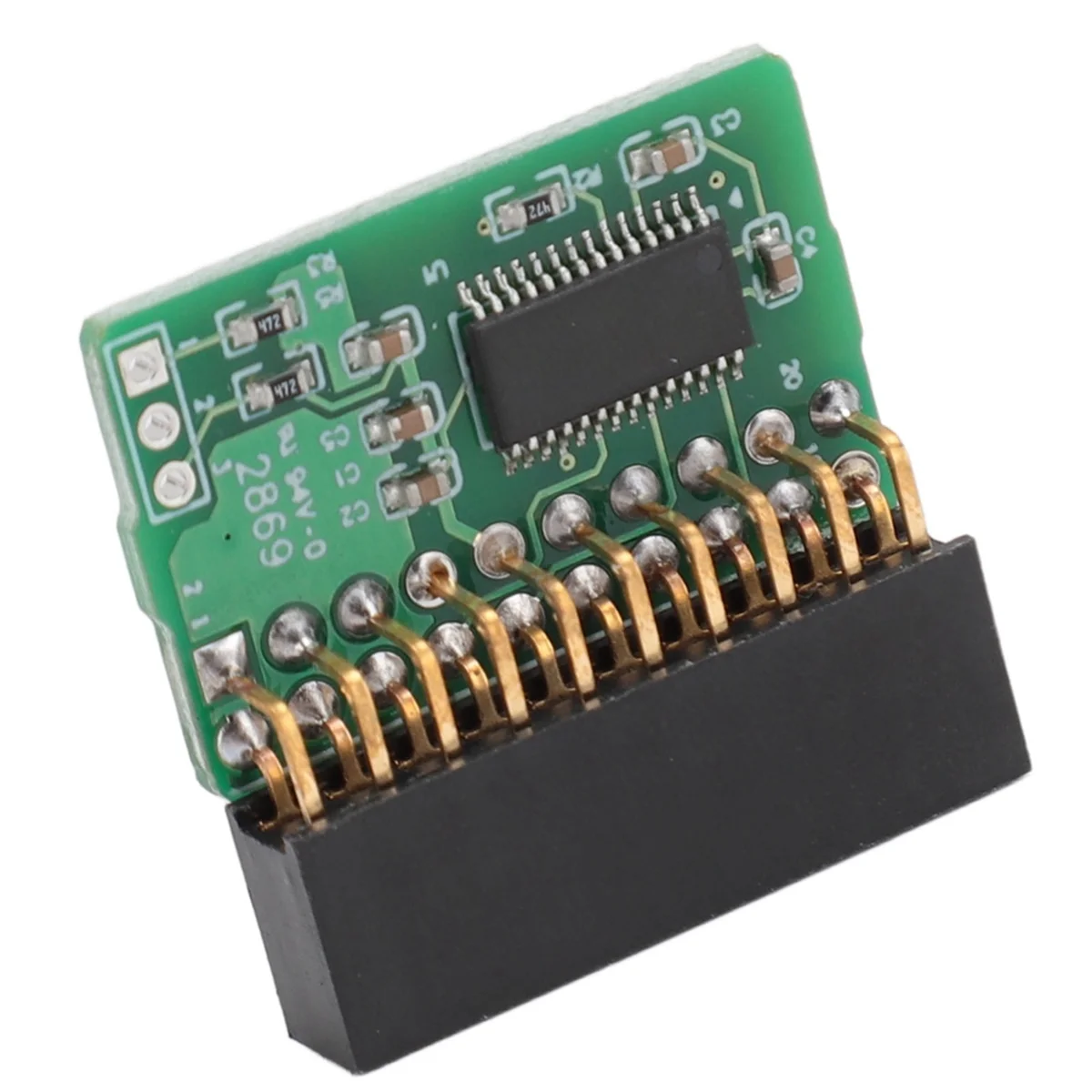 20-Pin TPM 2.0 Module, Vertical Trusted Platform For AOM TPM 9665V TCG