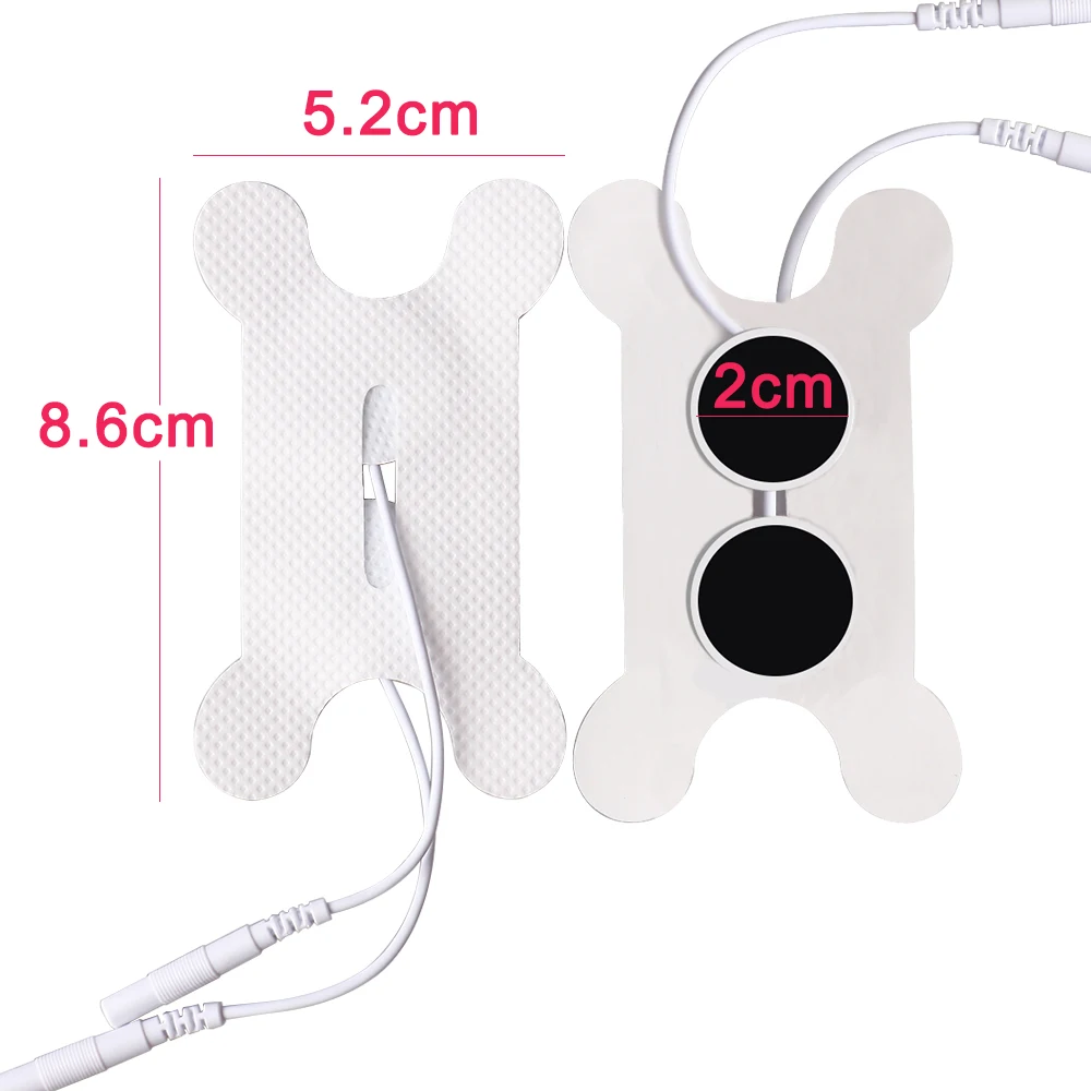 4/10PCS Dysphagia Training Electrode Pads For Acupoint Sim Care Body Soothing Care Gel Throat Massage Patches Muscle Relax Tool