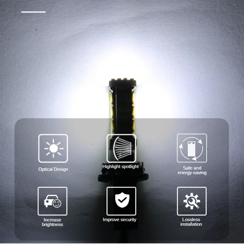 2PCS T15 W16W 921 912 T16 902 LED Bulbs High Power 45pcs 4014SMD Super Bright 1200LM Replace For Car Reversing Light White