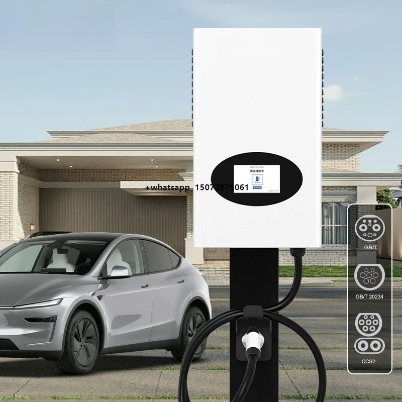 

New DC 7kW Wall-Mounted Fast EV Charging Station with CCS for Home IP54 5m Cable