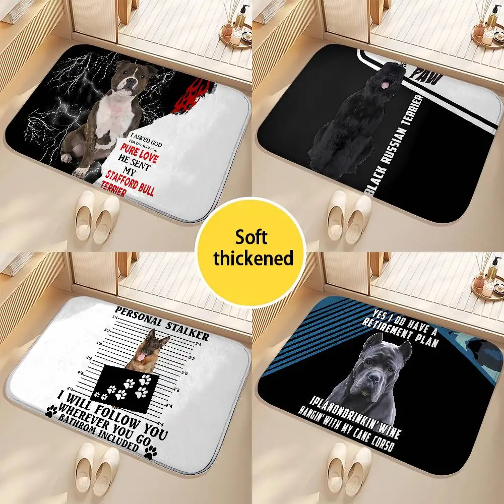 

Cute Dog Welcome Floor Mat Printed large carpets living room and bedroom carpets bathroom anti slip door MATS small carpets