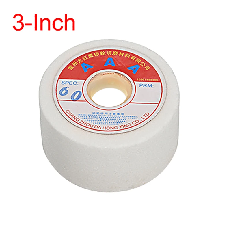 3inch Grinding Wheel Ceramic Cup Corundum Abrasive Wheel Grinder 60 Grits for Polishing Grinding Metals Marble Sharper Tools