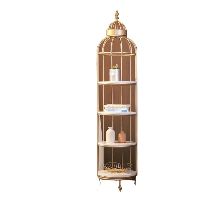 

Multi-layer flower stand American shelf TV balcony decorative display cabinet