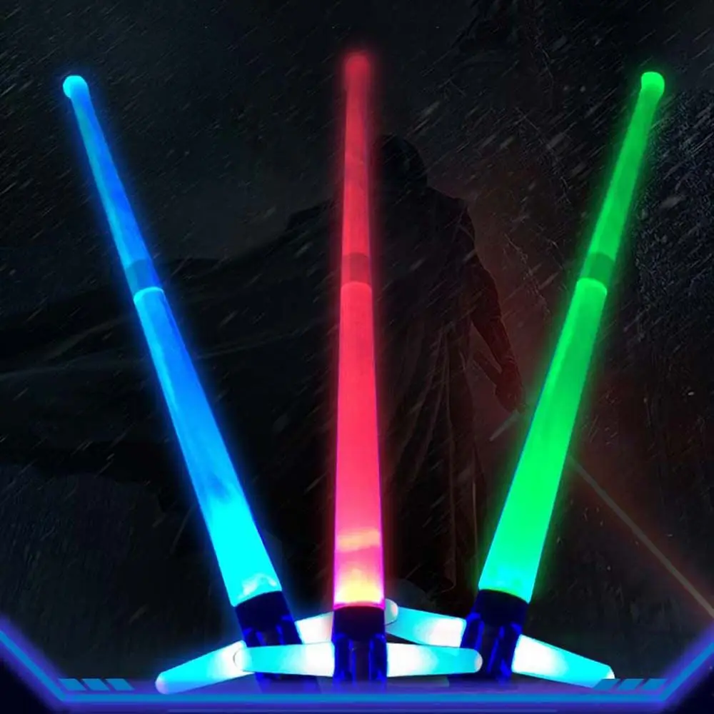 Light Sound Effect Cross Scalable Laser Sword Cosplay Toy Lightsaber Sound Sword Toys Lightsaber Change Sound LED Light Saber