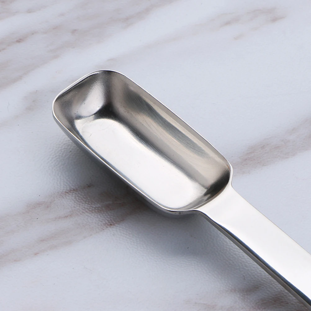 

2Pcs Stainless Steel Measuring Spoons Cooking Measure Cups 5ml 15ml Sturdy Kitchen Utensils for Coffee Tea Precise
