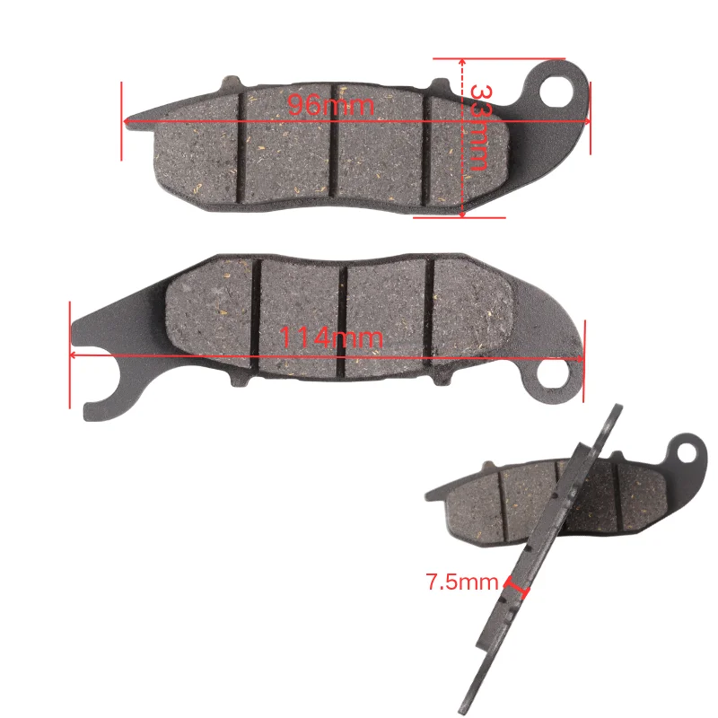 Front Rear Brake Pads OEM Replace For Honda PCX125 WW125AM 2021 WW125AP 2023 WW125HVM PCX e:HEV 2021 Scooter Parts view 3