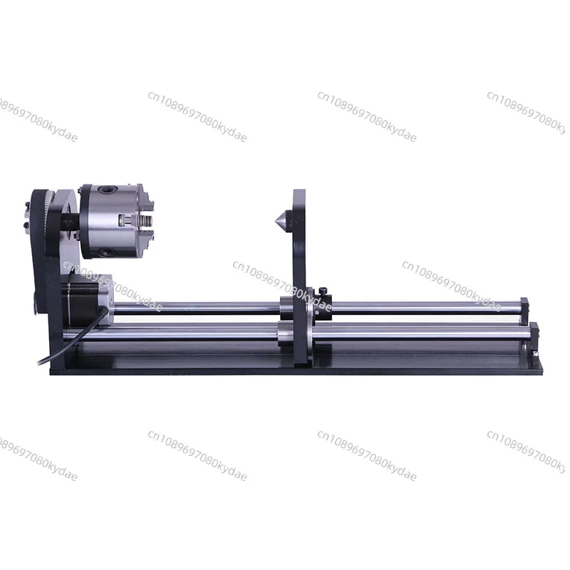 80MM Laser Engraving Machine Rotating Shaft with Three-Jaw Chuck Milling Machine Accessory for Precision Equipment