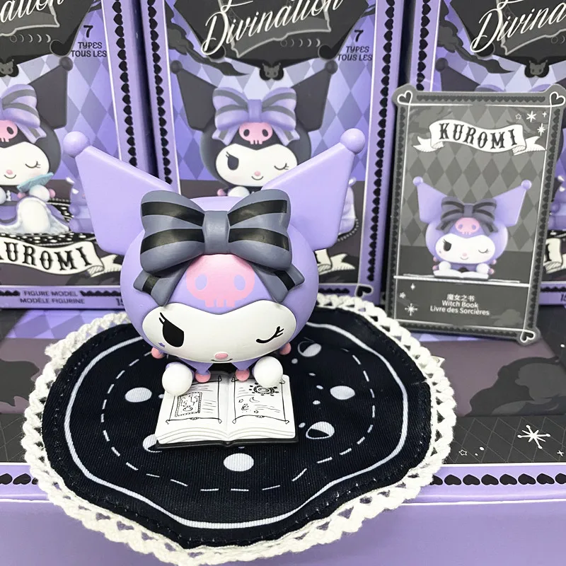 6-delige set Sanrio Kuromi Blind Box Lucky Waarzeggerij Serie Action Figure Doll Collection Leuke Anime Model Verrassing Speelgoed Cadeau