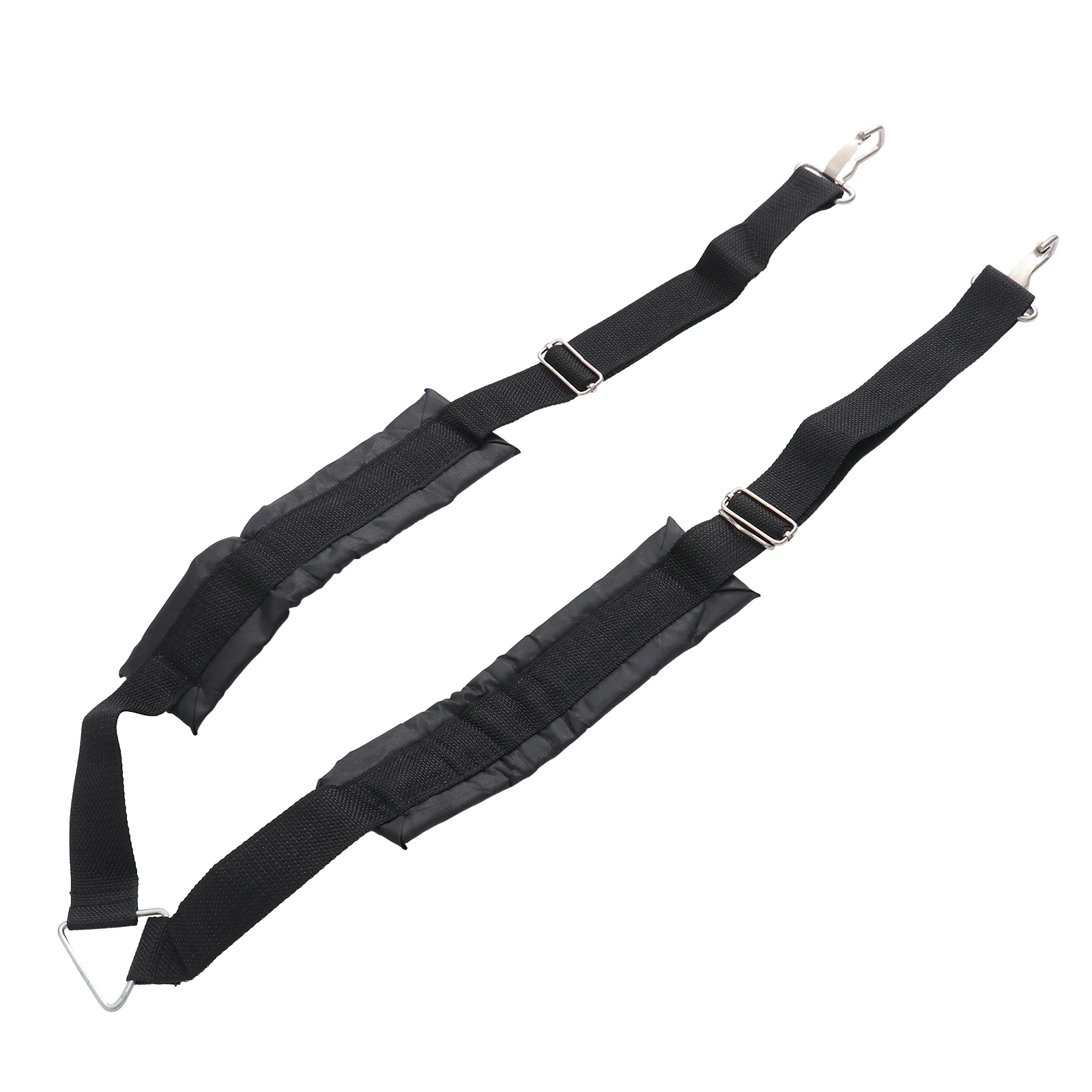 

2 pcs Grass Trimmer Shoulder Harness Belt Padded Double Straps Stainless Steel Lawn Mower Accessory Brush Cutter Durable