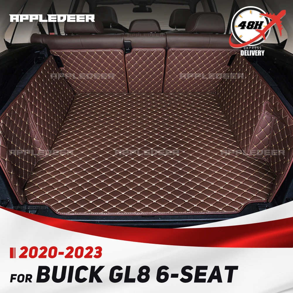 

Для Buick GL8 6-местный 2020 2021 2022 2023 Автоматический коврик для багажника с полным покрытием, автомобильный чехол, подкладка для багажника, внутренняя защита, аксессуары
