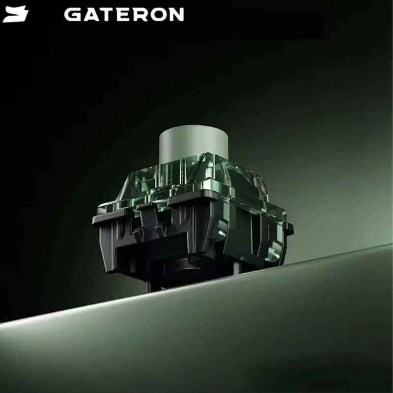 Przełączniki Gateron Magnetic Jade Emerald HIFI Tactile, magnetyczne przełączniki do klawiatury, do gier, biura, dowolne ustawianie, fabrycznie smarowane. — zdjęcie produktu 4
