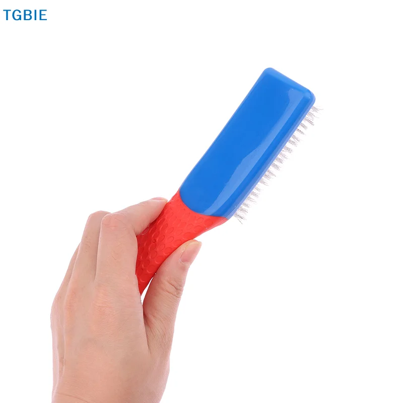 

[TL]【TL】Heavy Duty Stainless Steel Wire Brush With Comfortable Plastic Handle For Removing Rust, Welding Slag, Dirt, And Paint