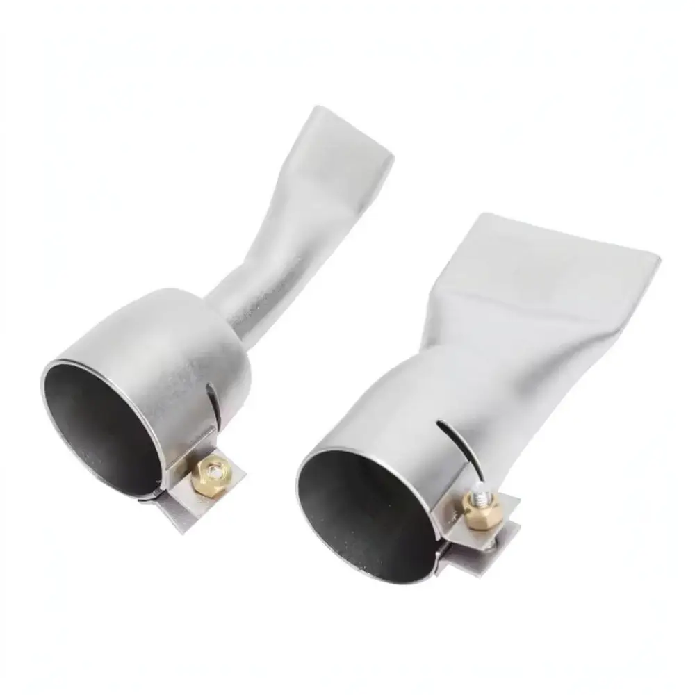 Durable Stainless Steel Nozzle Kit For 32mm Heat Blower Tool Includes Silicone Roller For Seamless Pressure Application