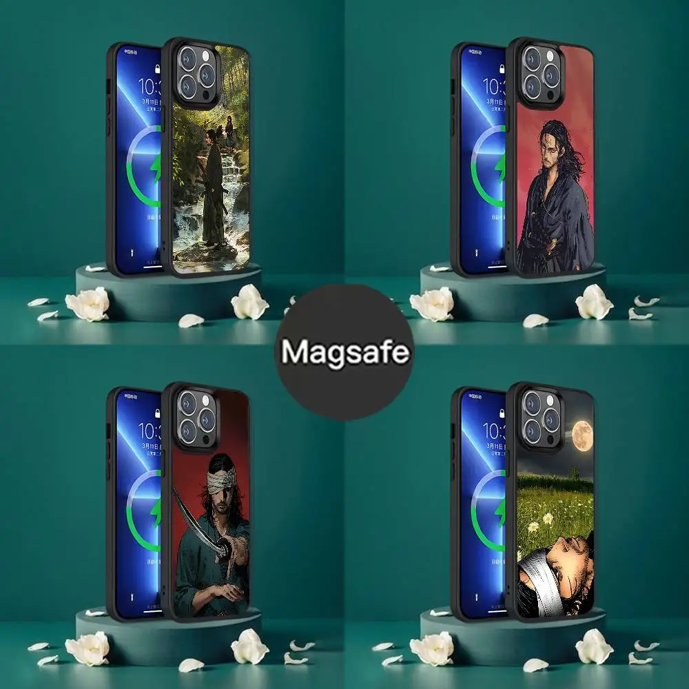 

Vagabond Miyamoto Musash Phone Case For iPhone 17,16,15,14,13,12,11,Pro,Max,Plus,Mini,SE4,E Magnetic Magsafe Wireless Charging