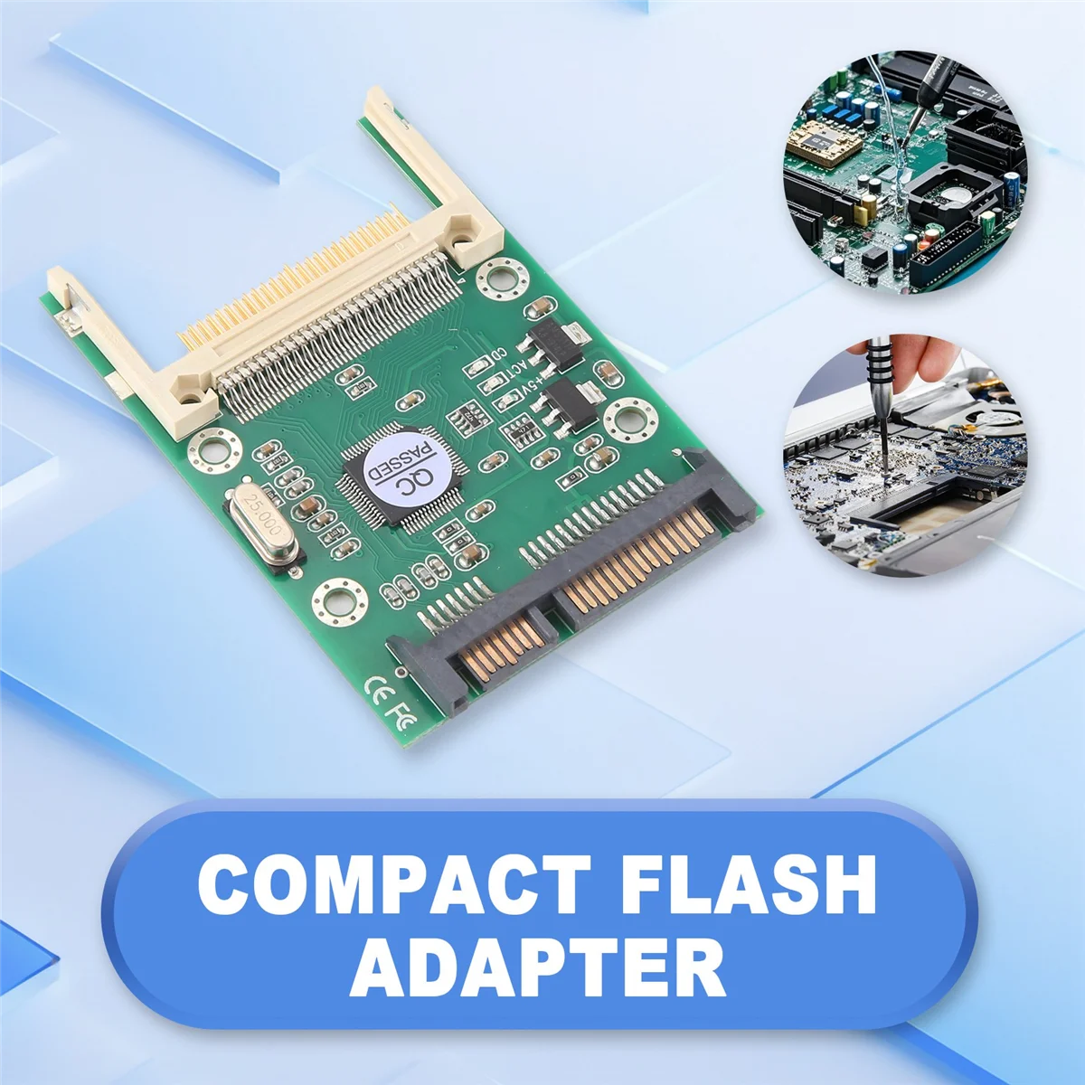 RIRI Compact Flash CF zu seriellem ATA SATA Adapter Konverter